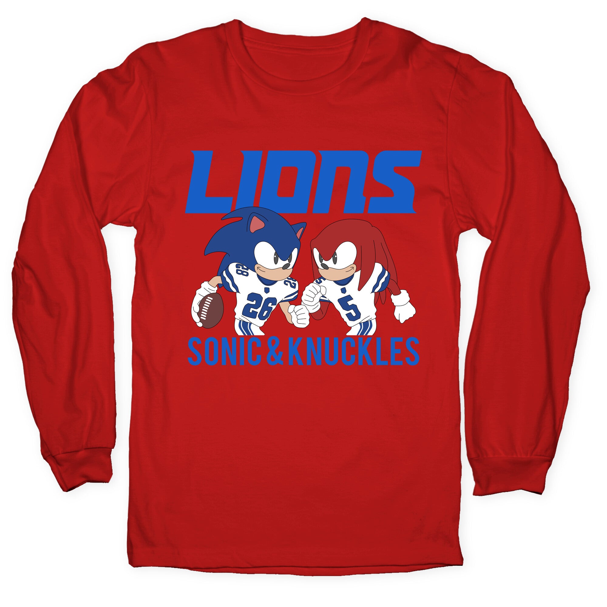 Lions Sonic and Knuckles Longsleeve Tee